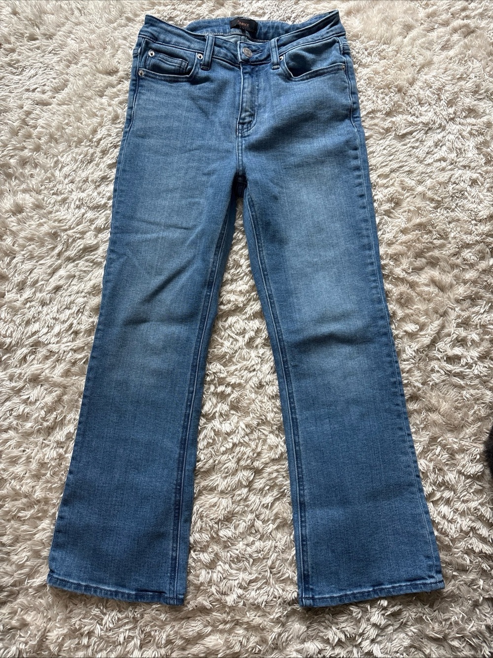 Quince Women Bella Stretch Kick Flare Jeans Seaside Blue 26